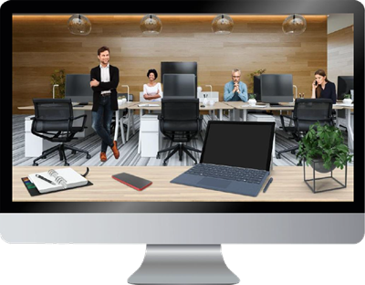 photo virtual business exercise